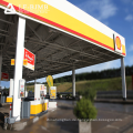 Vorgefertigte Stahlraumrahmen -Tankstelle Design